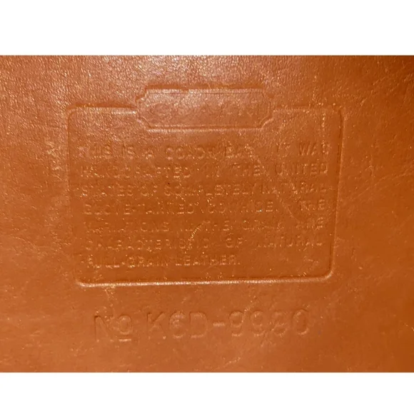 Coach USA 9990 Vintage British Tan Leather Framed Small Crossbody Pouch - Picture 7 of 8